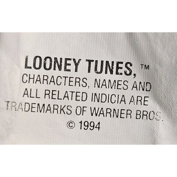 Vintage 90s Looney Tunes Vest Sunflower Cartoon Flowers One Size Fits Most 1994 - Picture 5 of 6